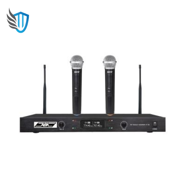 UHF 2 Microphone Wireless (2 Hand), مايك لاسلكي